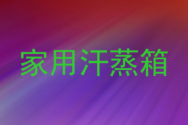 家用汗蒸箱