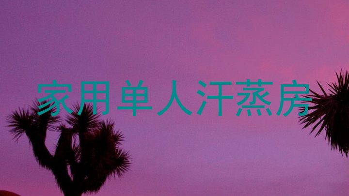 家用单人汗蒸房