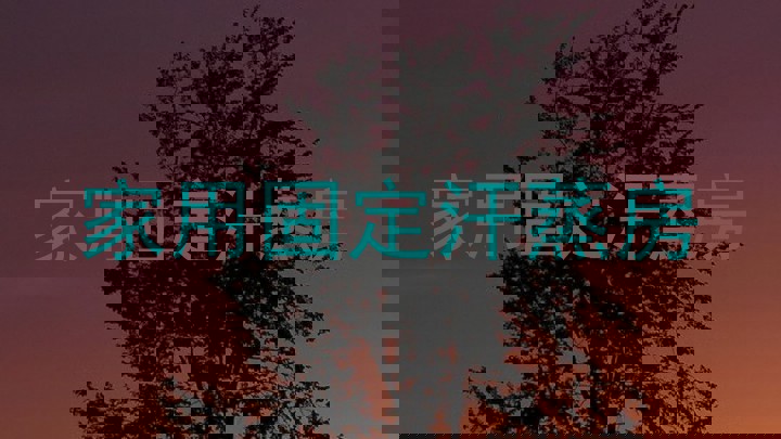 家用固定汗蒸房