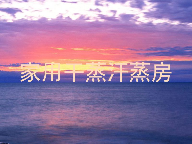 家用干蒸汗蒸房