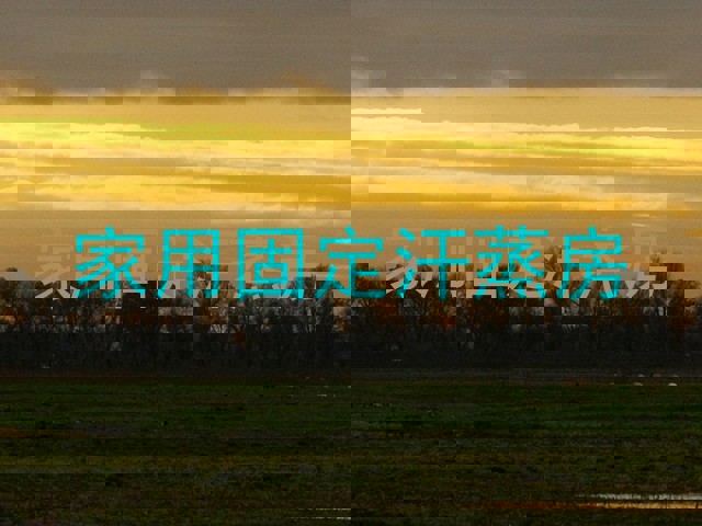 家用固定汗蒸房