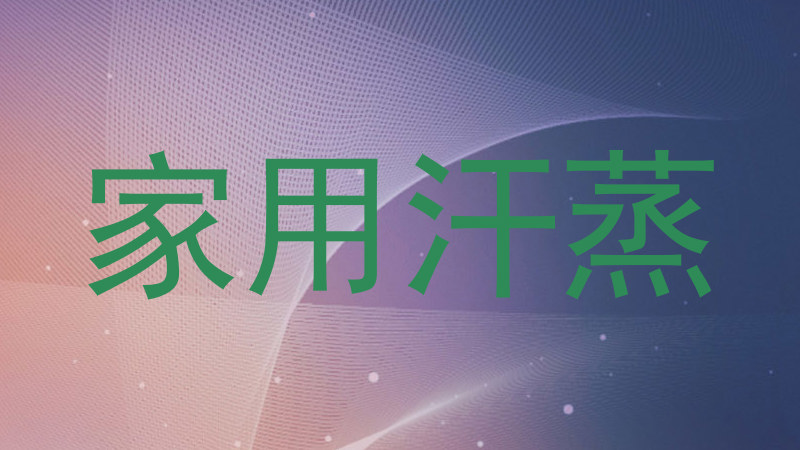 家用汗蒸