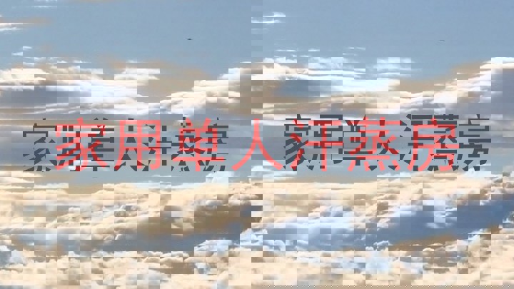 家用单人汗蒸房