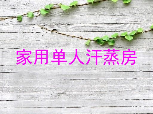 家用单人汗蒸房