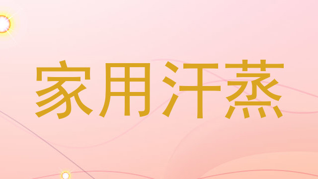 家用汗蒸
