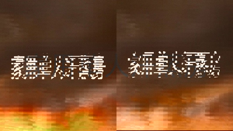 家用单人汗蒸房