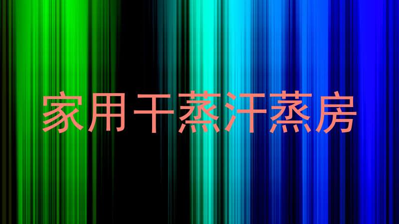 家用干蒸汗蒸房