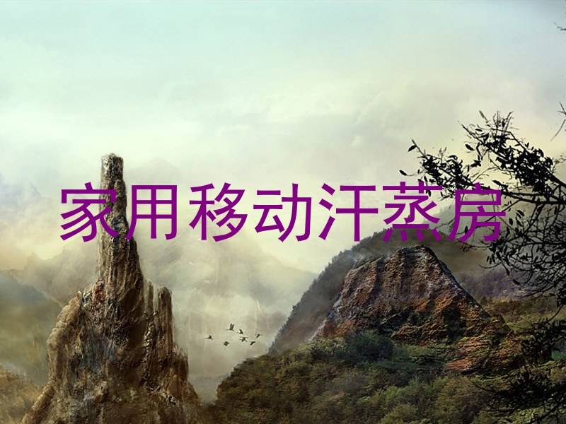 家用移动汗蒸房