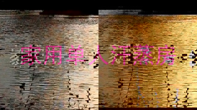 家用单人汗蒸房