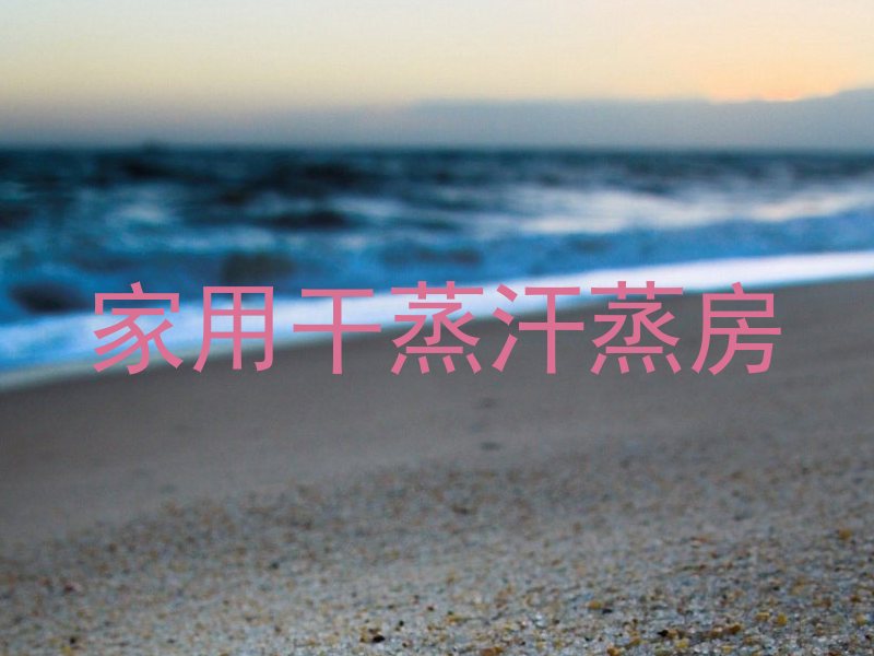 家用干蒸汗蒸房