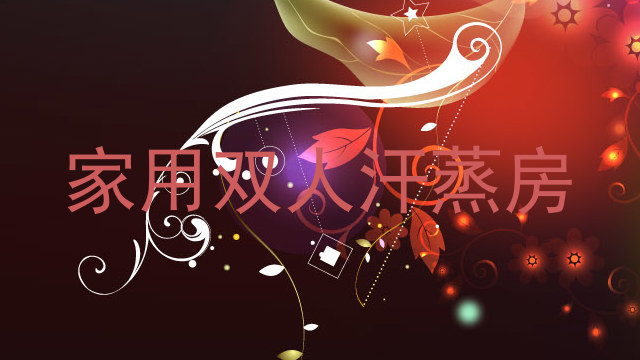 家用双人汗蒸房