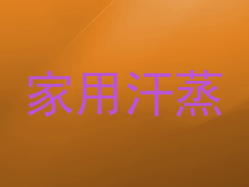 家用汗蒸