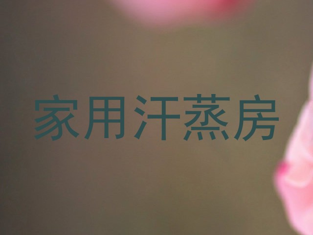 家用汗蒸房