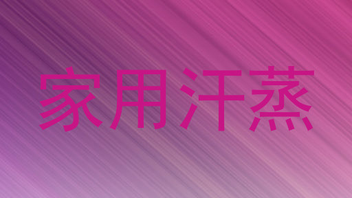 家用汗蒸
