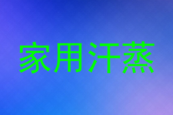 家用汗蒸