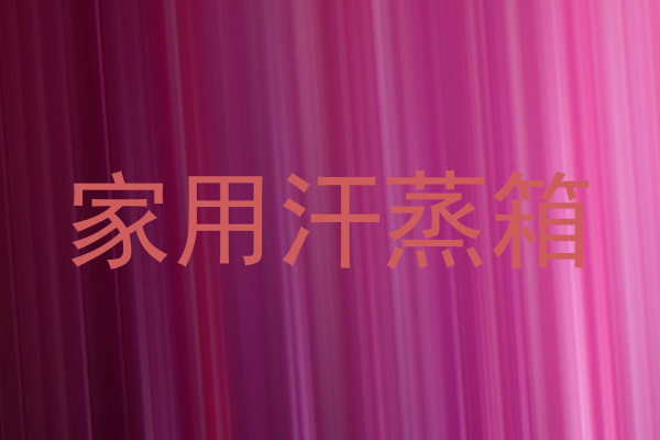 家用汗蒸箱