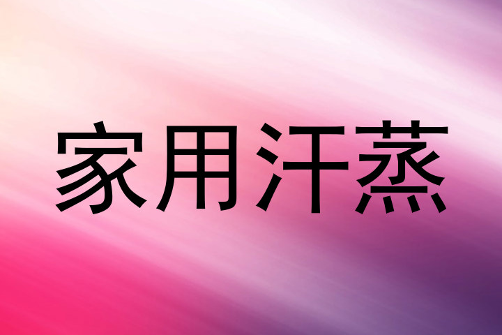 家用汗蒸
