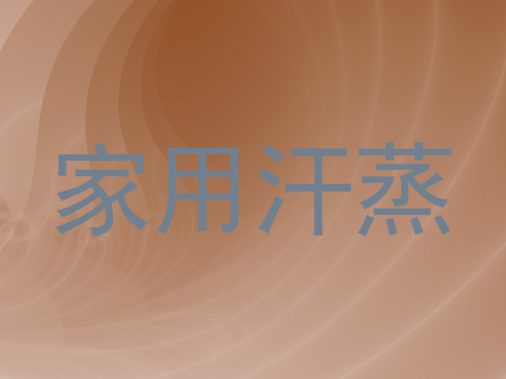家用汗蒸