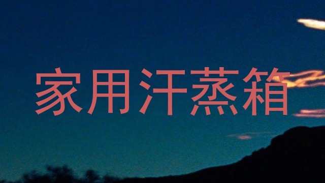 家用汗蒸箱