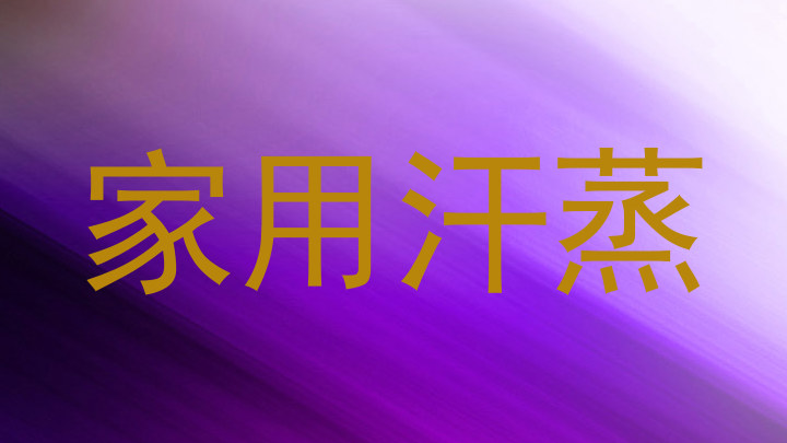 家用汗蒸