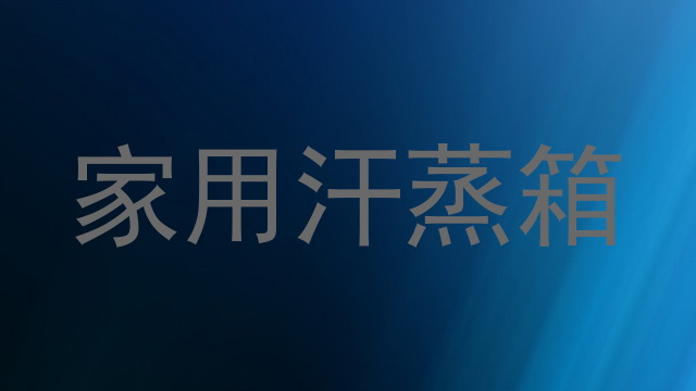 家用汗蒸箱
