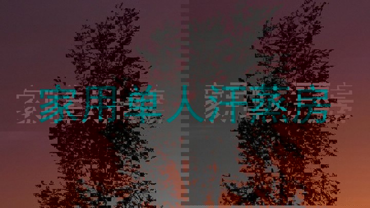 家用单人汗蒸房