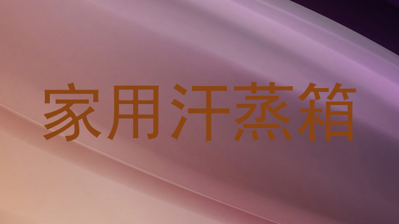 家用汗蒸箱