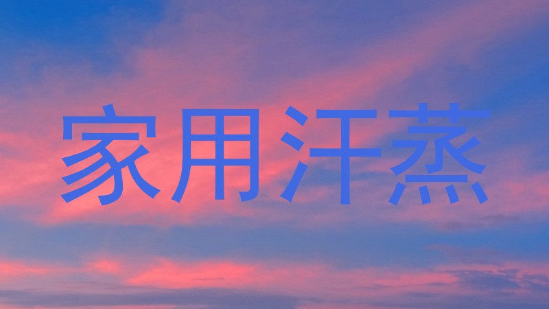 家用汗蒸