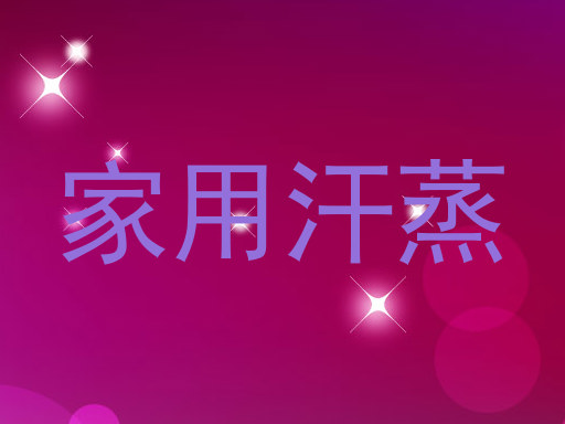 家用汗蒸