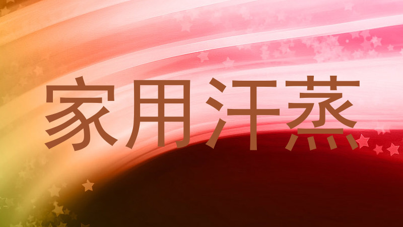 家用汗蒸