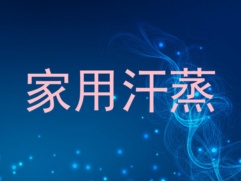 家用汗蒸