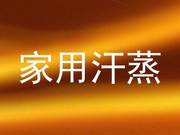 家用汗蒸