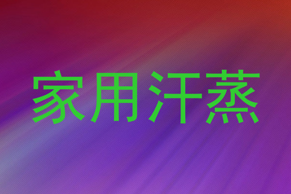 家用汗蒸