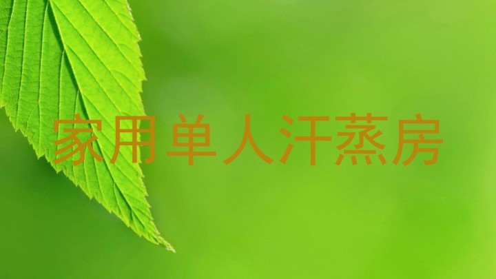 家用单人汗蒸房