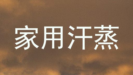 家用汗蒸