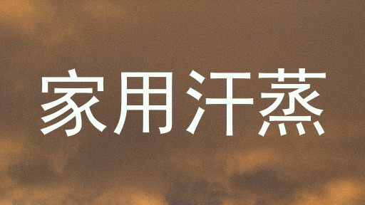 家用汗蒸