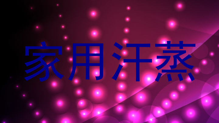 家用汗蒸