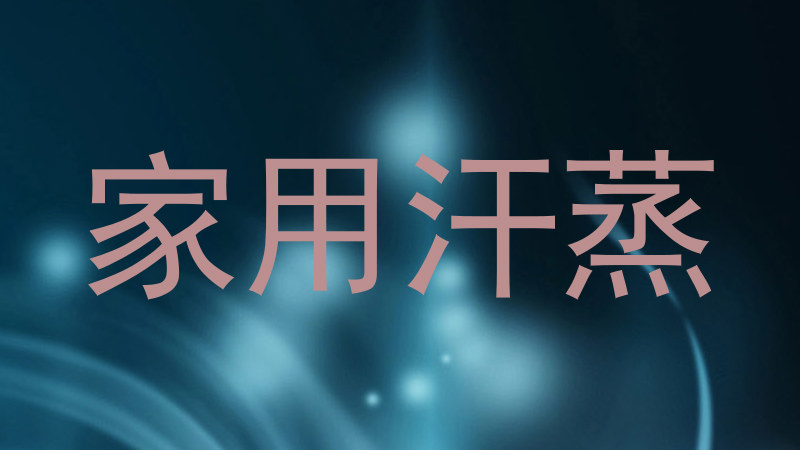 家用汗蒸