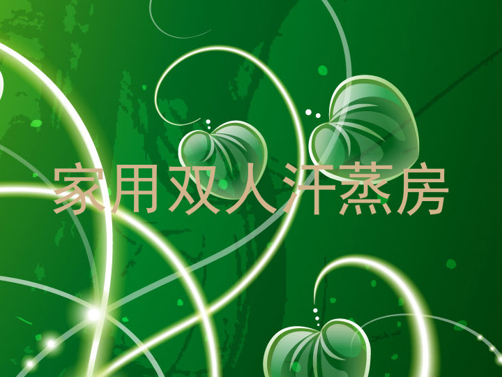 家用双人汗蒸房