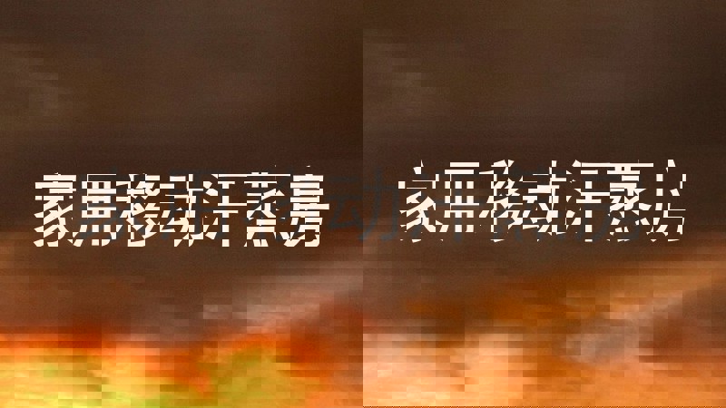 家用移动汗蒸房