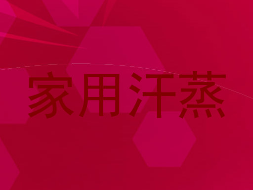 家用汗蒸