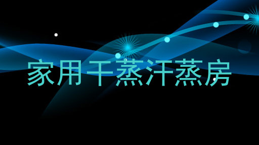 家用干蒸汗蒸房