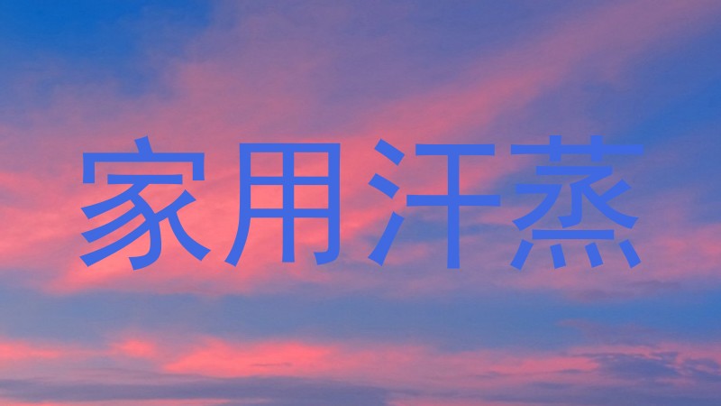 家用汗蒸