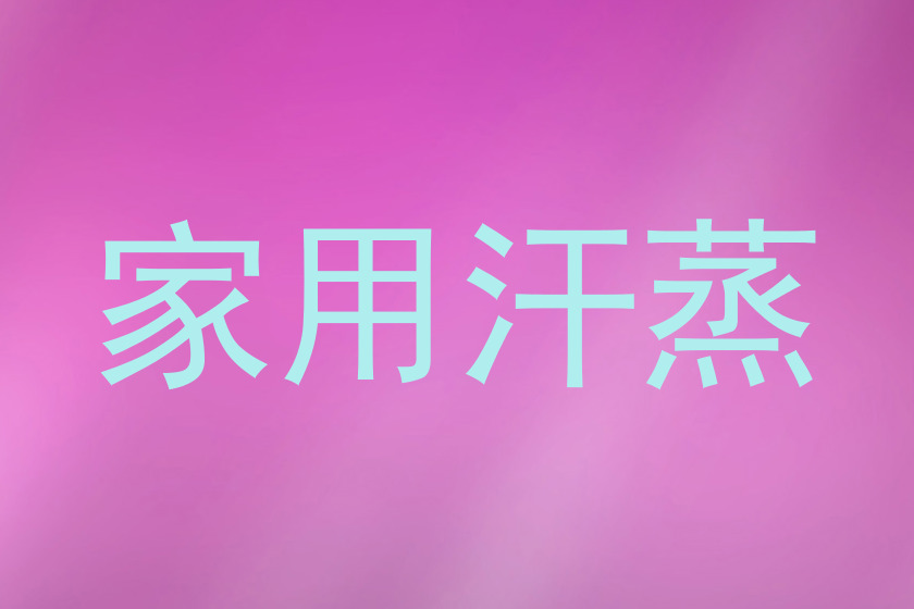 家用汗蒸