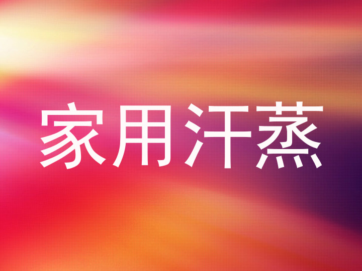 家用汗蒸