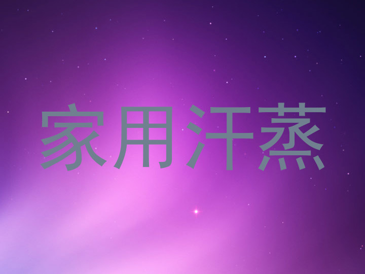 家用汗蒸
