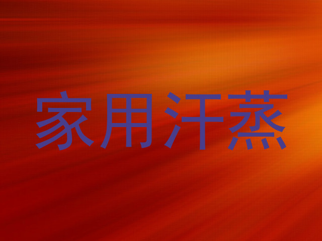 家用汗蒸