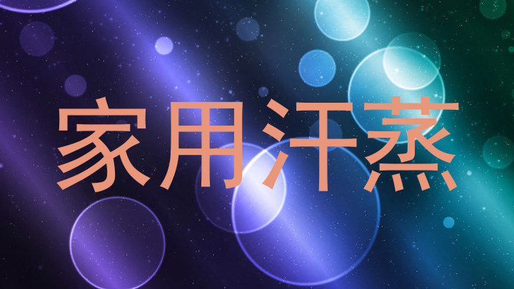 家用汗蒸