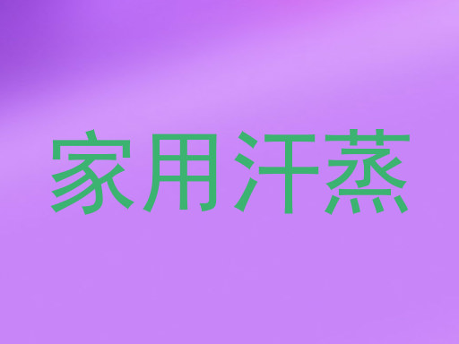 家用汗蒸