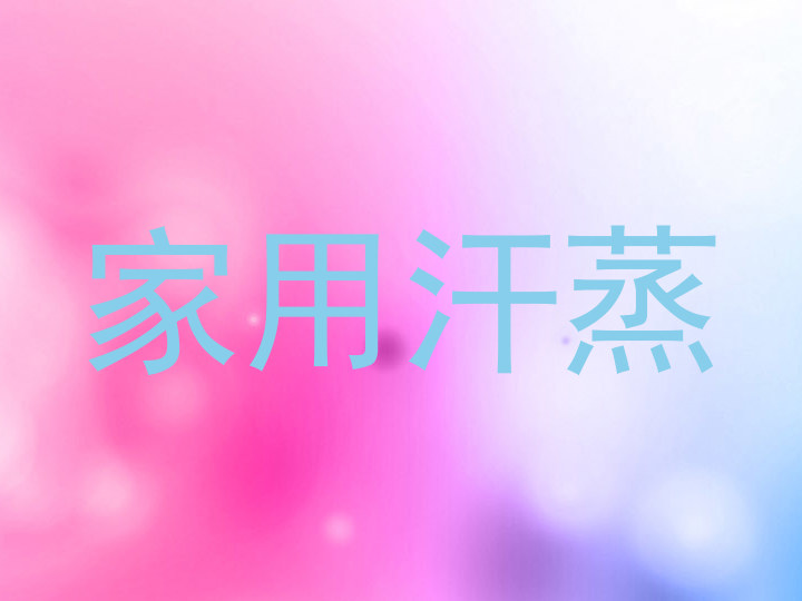 家用汗蒸